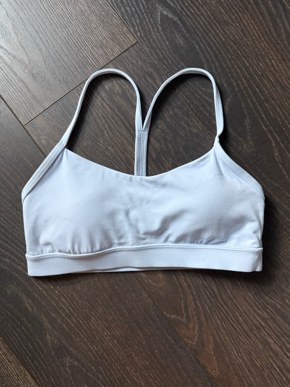 Lululemon Flow Y Bra in Pastel Blue